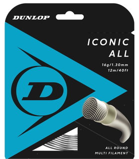 Dunlop Tennis String Iconic All (Control) Natural 12m Set