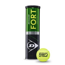 Dunlop Tennisbälle Fort Allcourt TS Dose 18x4er Karton (9x 2er Bi-Pack)