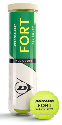 Dunlop Tennis Balls Fort Allcourt TS Can 4-Pack