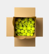 Dunlop Tennisbälle Fort Xtra Life (drucklos, speziell für Slinger Ballmaschine) - 72 Stück