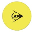 Dunlop Markierungskreise gelb - Set mit 12 Stück