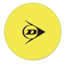 Dunlop Markierungskreise gelb - Set mit 12 Stück
