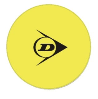 Dunlop Markierungskreise gelb - Set mit 12 Stück