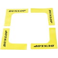 Dunlop Markierungslinien Ecken gelb - Set mit 8 Stück