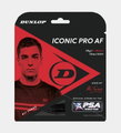 Dunlop Sznur do Squasha Iconic Pro AF (Kontrola/Czucie) czarny 10m Zestaw