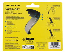 Dunlop Basisband Viper Dry 1.8mm (absorpcja potu, perforowane) białe - 1 sztuka