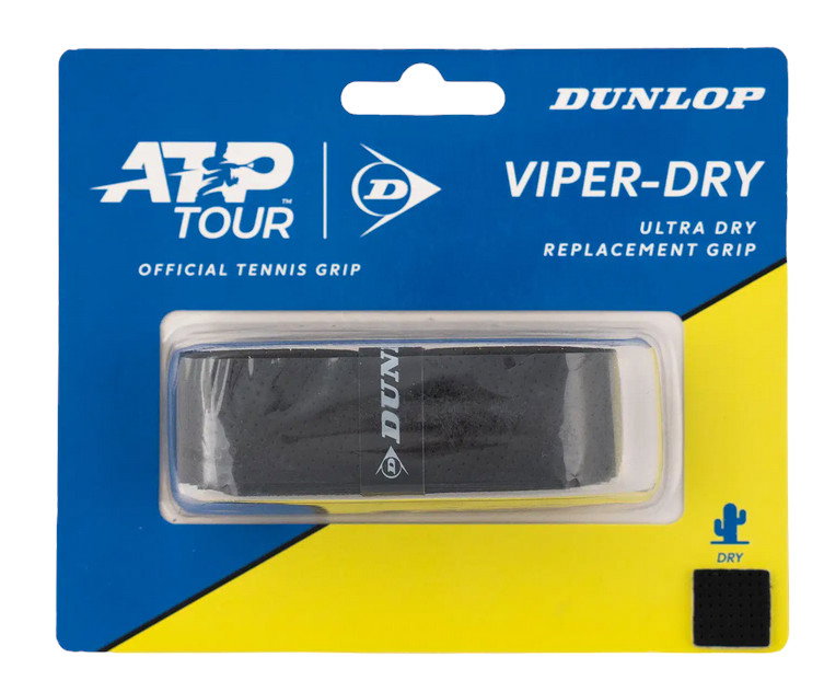 Dunlop Basisband Viper Dry 1.8mm (Schweißabsorption, perforiert) schwarz - 1 Stück