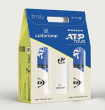 Dunlop Tennisbälle ATP Tour Waterdrop Promotion - offizieller Spielball auf der ATP Tour - Dose 2x4er