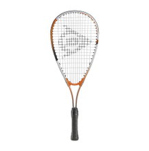 Dunlop Kinder-Squashschläger Play Mini 23,5in (7-10 Jahre) weiss/orange - besaitet -