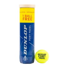 Dunlop Padelbälle Fort Padel 3+1 Dose 4er