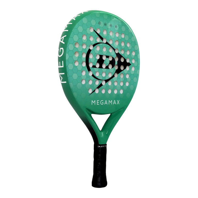 Dunlop Padel Racket Megamax 365g/Round/Recreational green