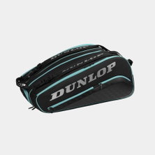 Dunlop Racket Bag Elite (Padel Racket Bag, 3 Main Compartments) black/petrol 15-pack