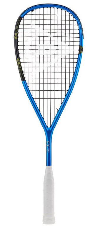 Dunlop Squash Racket FX Team 125 125/grip-heavy blue/black/yellow - strung -