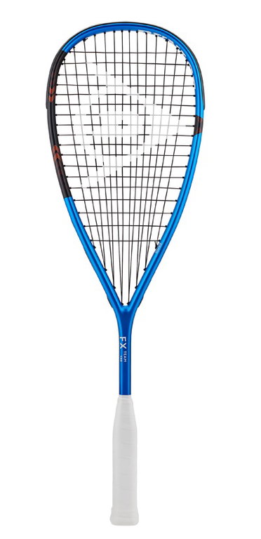 Dunlop Squashschläger FX Team 130 130g/sehr grifflastig blau/schwarz/orange - besaitet -