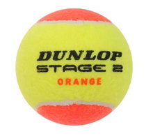 Dunlop Methodikbälle Stage 2 gelb/orange 60er im Eimer