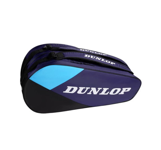 Dunlop Tennis-Racketbag FX Club (Schlägertasche, 2 Hauptfächer) 2026 violett/schwarz 10er