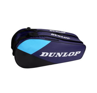 Dunlop Tennis Racket Bag FX Club (Racket Bag, 2 Main Compartments) 2026 Purple/Black 6-Pack