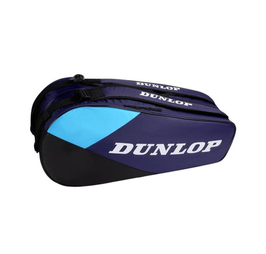 Dunlop Tennis-Racketbag FX Club (Schlägertasche, 2 Hauptfächer) 2026 violett/schwarz 6er