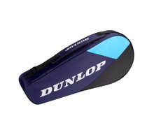Torba na rakiety tenisowe Dunlop FX Club (torba na rakiety, 1 główna komora) 2026 fioletowo/czarna 3 szt.