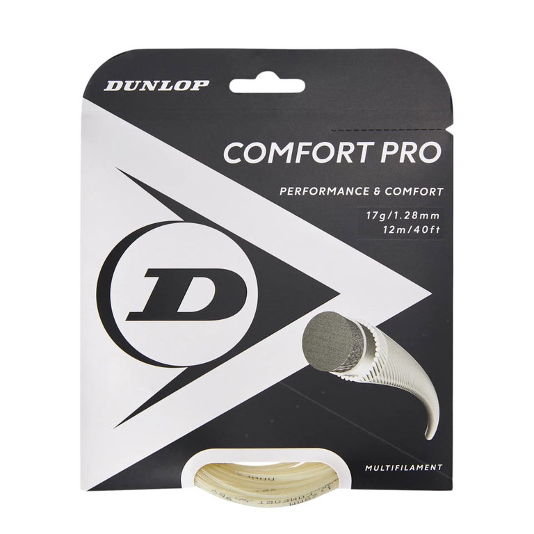 Dunlop Tennissaite Comfort Pro (Armschonung+Touch) natur 12m Set