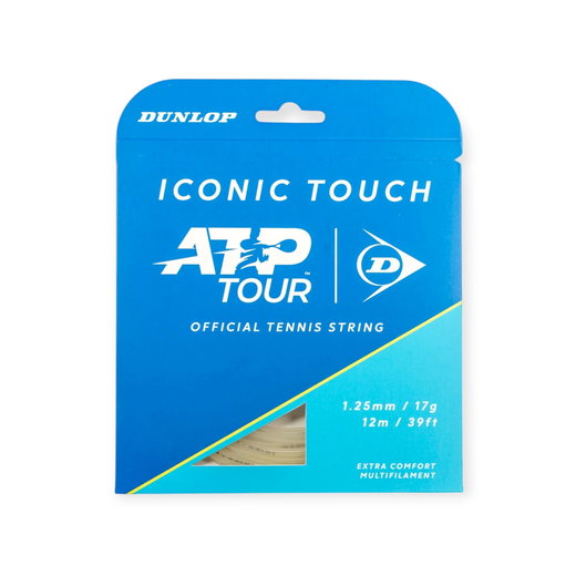 Dunlop Tennissaite Iconic Touch (Extra Komfort) natur 12m Set