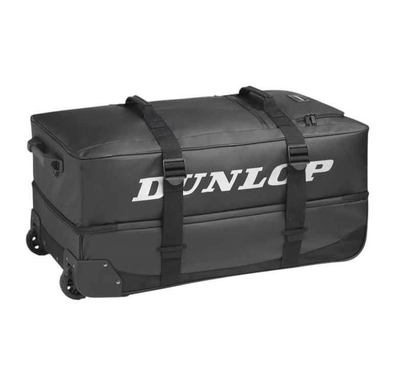 Dunlop Travel-Reisetasche Pro Wheelie Bag (mit Rollen, 120 Liter)schwarz
