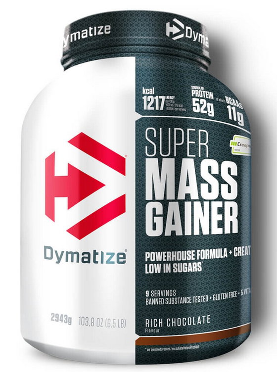 Dymatize Super Mass Gainer Pulver Rich Chocolate 2943g Dose