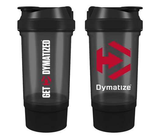 Dymatize Trinkflasche Shaker 500ml schwarz/rot