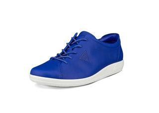 ECCO Sneaker Soft 2.0 Anniversary (ECCO Leder) blau Damen