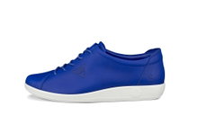 ECCO Sneaker Soft 2.0 Anniversary (ECCO Leder) blau Damen