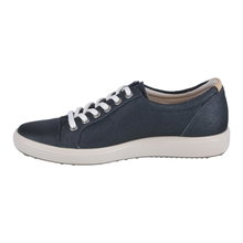 ECCO Sneaker Soft 7 (skóra nubukowa) srebrnoszary damski