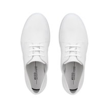 ECCO Sneaker Leisure Derby (ECCO-Leder) weiss Herren