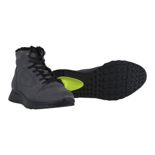 ECCO zimowe buty Exostride MID Warm (skóra nubukowa) magnetycznoszare męskie