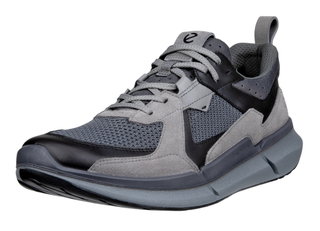 ECCO Sneaker Biom 2.2 (ECCO-Leder) grau/schwarz Herren