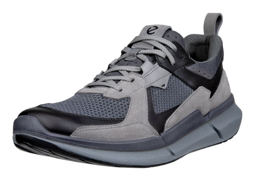 ECCO Sneaker Biom 2.2 (ECCO-Leder) grau/schwarz Herren