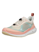 ECCO Sneaker Biom 2.2 (Schnellschnürsystem, Breathru-Mesh) blau/peach/weiss Damen