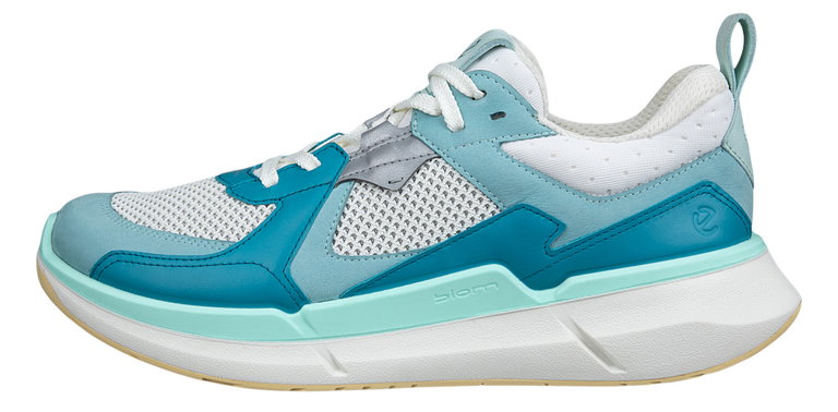 ECCO Sneaker Biom 2.2 (ECCO Leder) blau/weiss Damen