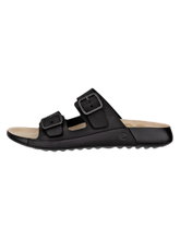 ECCO Sandale Cozmo (Nubuckleder) schwarz Damen