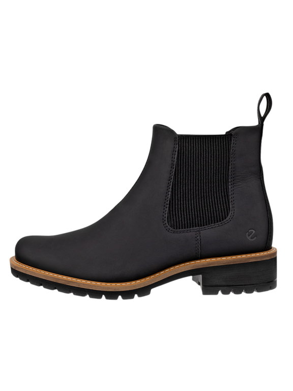 ECCO Stiefelette Elaina Chelsea (Premium-Leder) schwarz Damen