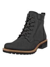 ECCO Stiefelette Elaina Lace Boot (Premium-Leder) schwarz Damen