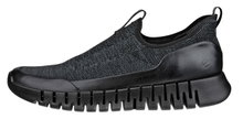 ECCO Sneaker Gruuv Easy-Slip (atmungsaktiv Textil) schwarz Herren