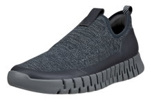 ECCO Sneaker Gruuv Easy-Slip (atmungsaktiv Textil) grau Herren