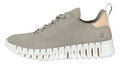 ECCO Sneaker Gruuv Lea (weiches Nappaleder) graubeige Damen