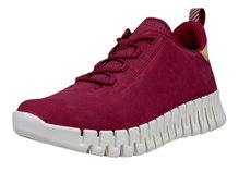 ECCO Sneaker Gruuv Lea (weiches Nappaleder) weinrot Damen
