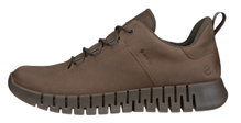 ECCO Sneaker Gruuv Lea GTX (Glattleder, wasserdicht) braun Herren