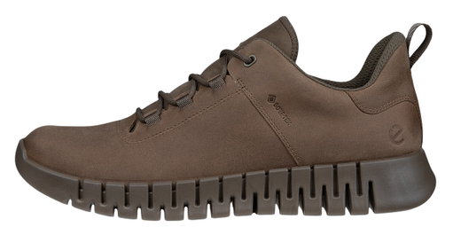 ECCO Sneaker Gruuv Lea GTX (Glattleder, wasserdicht) braun Herren