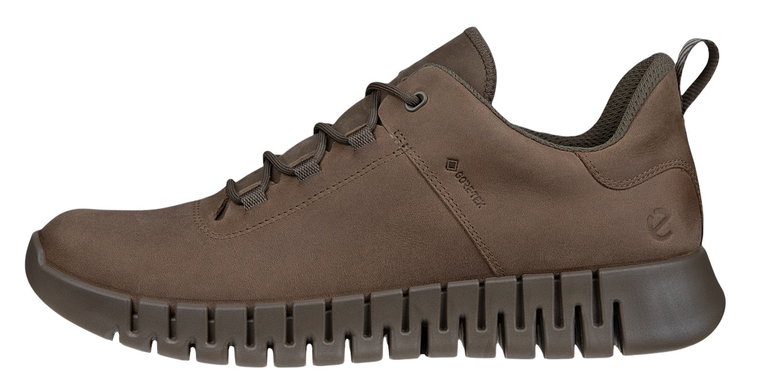 ECCO Sneaker Gruuv Lea GTX (skóra gładka, wodoodporna) brązowy mężczyzna