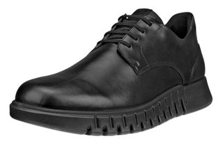 ECCO Sneaker Gruuv Studio Derby (Premium-Leder) schwarz Herren