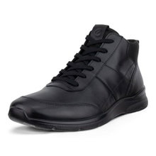 ECCO Alltag-Halbstiefel Irving Zip Ankle Boot (Vollnarbenleder, wasserdicht) schwarz Herren