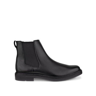 ECCO Half Boots Metropole London (Chelsea Boots made of full-grain leather) black men's
